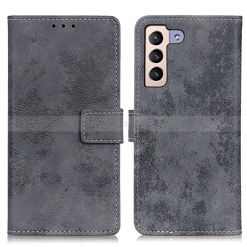 Funda de Cuero Cartera con Soporte Carcasa D05Y para Samsung Galaxy S24 Plus 5G Gris