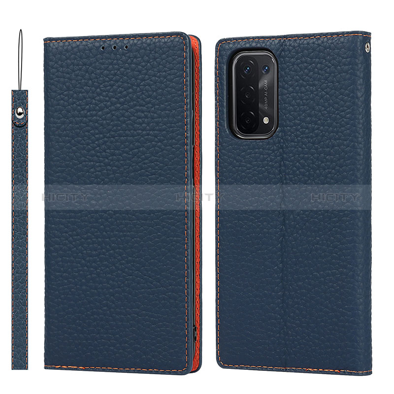 Funda de Cuero Cartera con Soporte Carcasa D06T para OnePlus Nord N200 5G