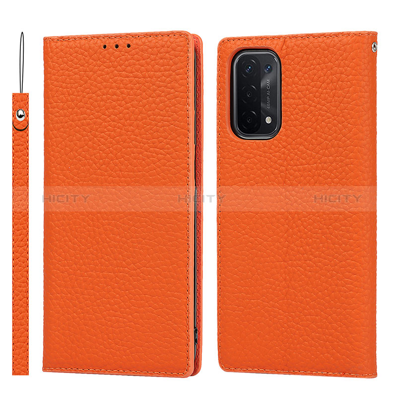 Funda de Cuero Cartera con Soporte Carcasa D06T para OnePlus Nord N200 5G