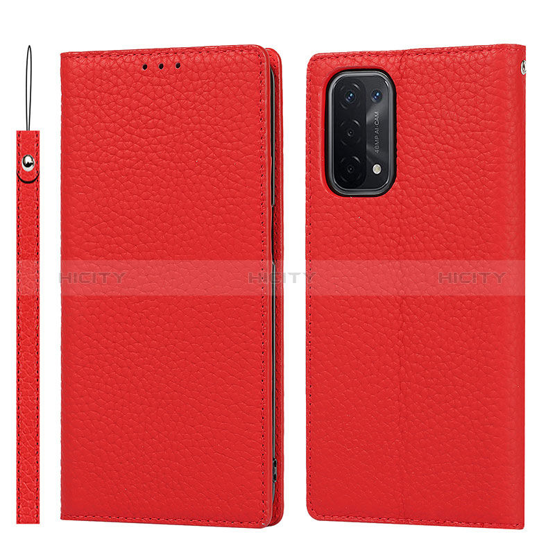 Funda de Cuero Cartera con Soporte Carcasa D06T para OnePlus Nord N200 5G