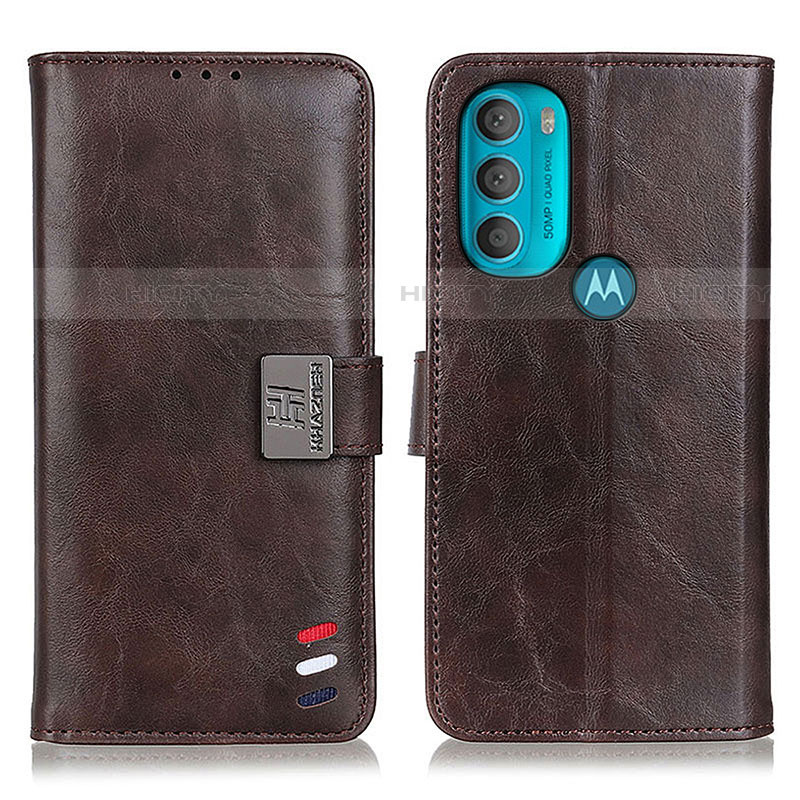 Funda de Cuero Cartera con Soporte Carcasa D06Y para Motorola Moto G71 5G