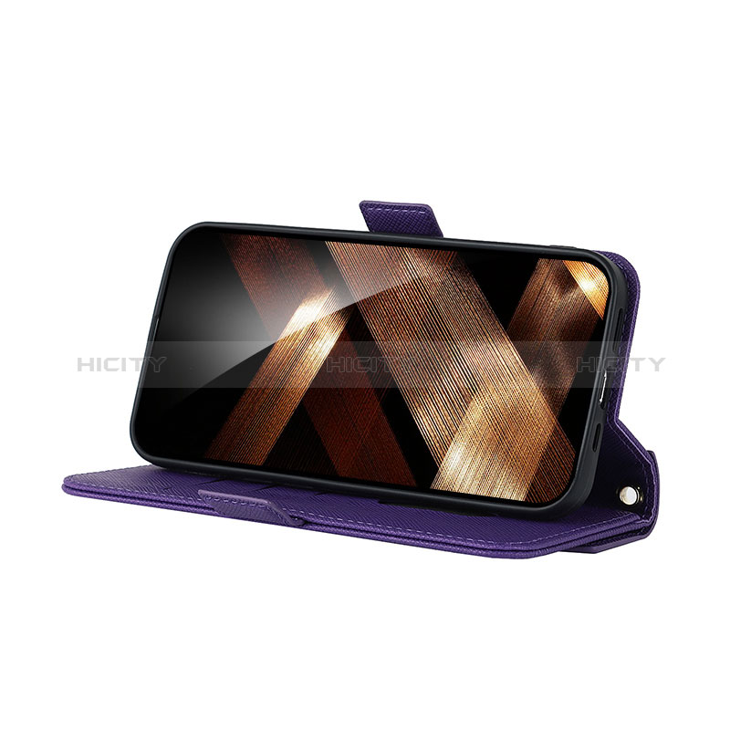 Funda de Cuero Cartera con Soporte Carcasa D07T para Apple iPhone 16 Pro Max