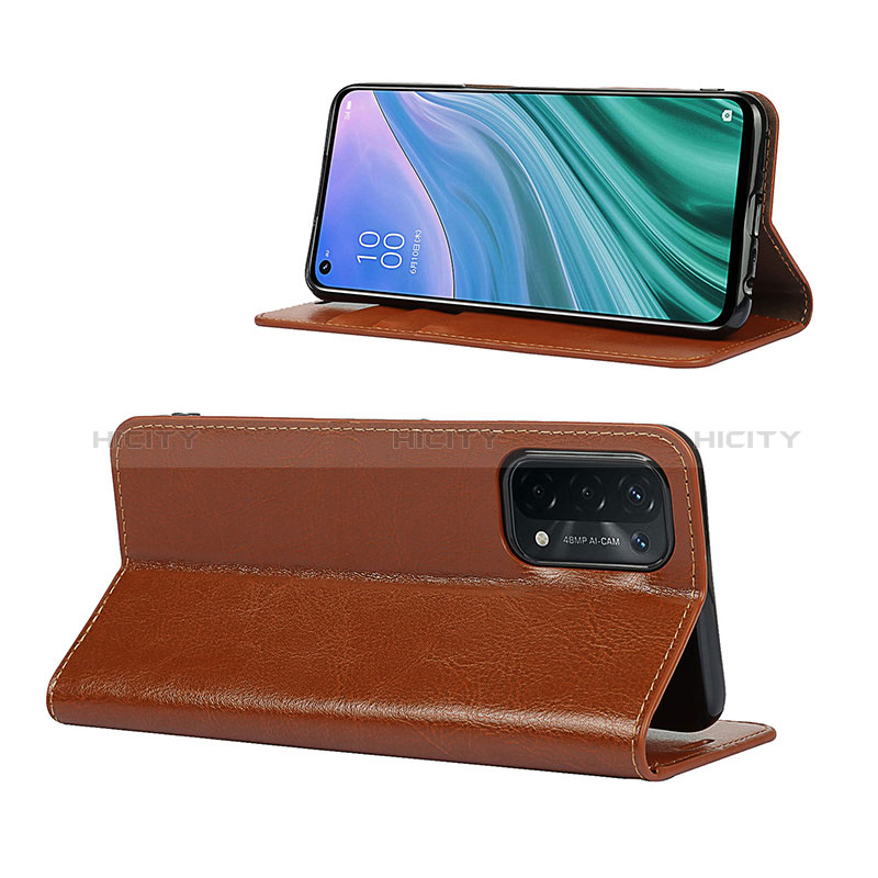 Funda de Cuero Cartera con Soporte Carcasa D07T para Oppo A54 5G