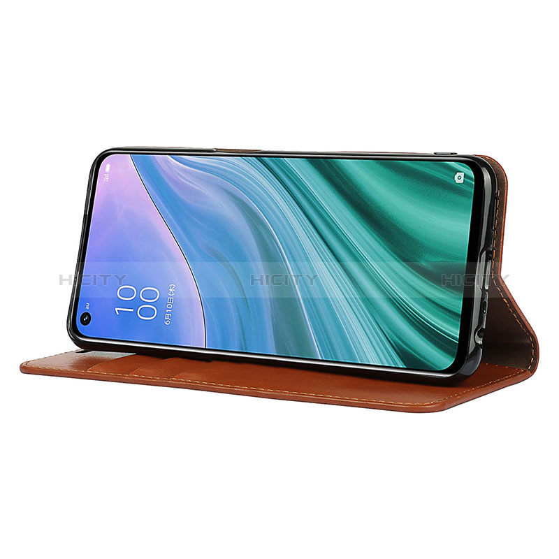 Funda de Cuero Cartera con Soporte Carcasa D07T para Oppo A54 5G