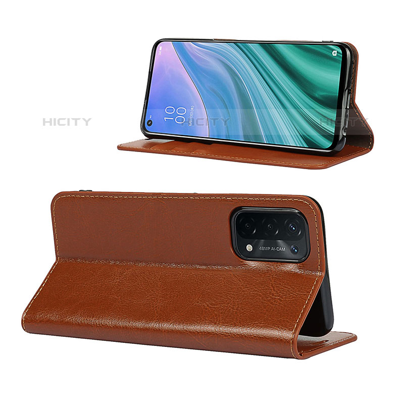 Funda de Cuero Cartera con Soporte Carcasa D07T para Oppo A93 5G