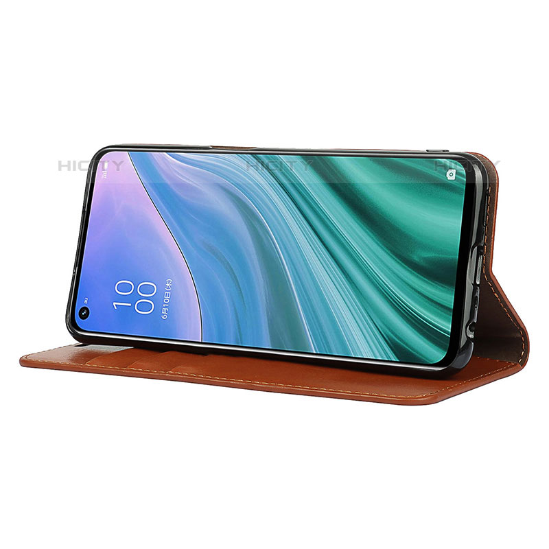 Funda de Cuero Cartera con Soporte Carcasa D07T para Oppo A93 5G