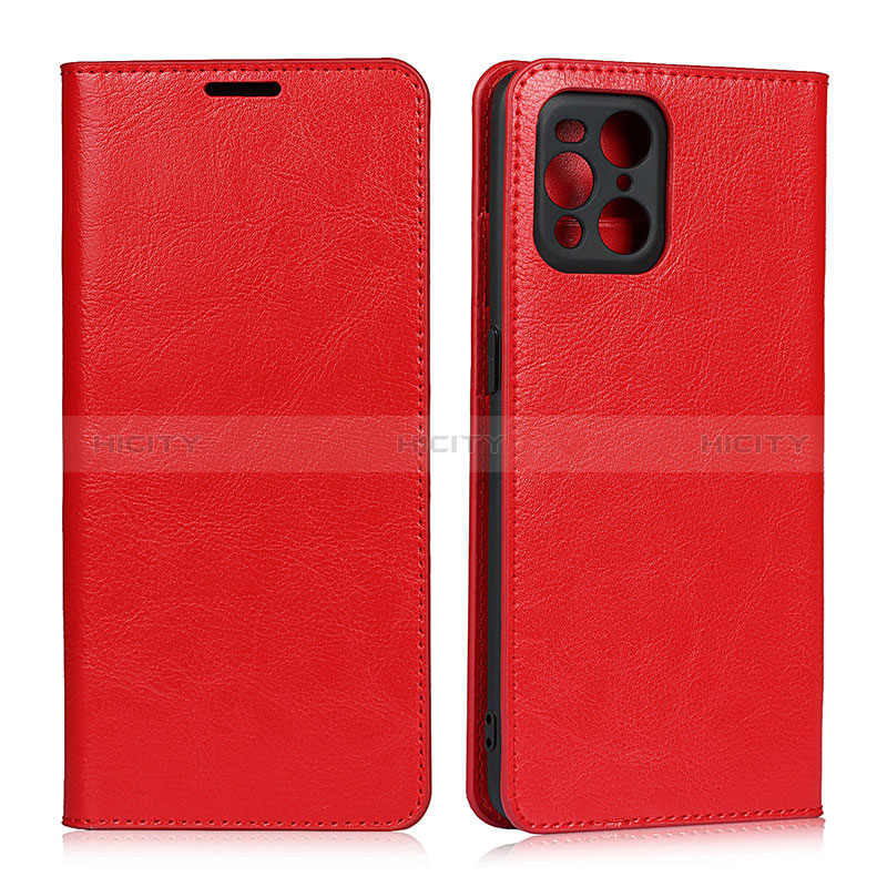 Funda de Cuero Cartera con Soporte Carcasa D07T para Oppo Find X3 5G