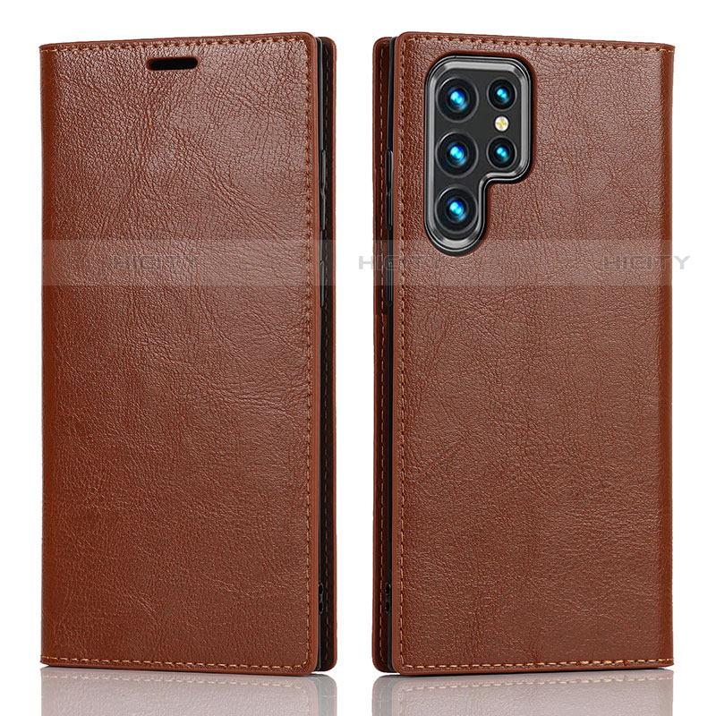 Funda de Cuero Cartera con Soporte Carcasa D07T para Samsung Galaxy S21 Ultra 5G