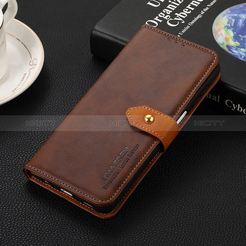 Funda de Cuero Cartera con Soporte Carcasa D07Y para Google Pixel 8a 5G Marron