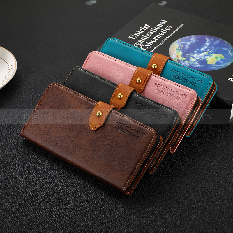 Funda de Cuero Cartera con Soporte Carcasa D07Y para Huawei Honor X5 Plus