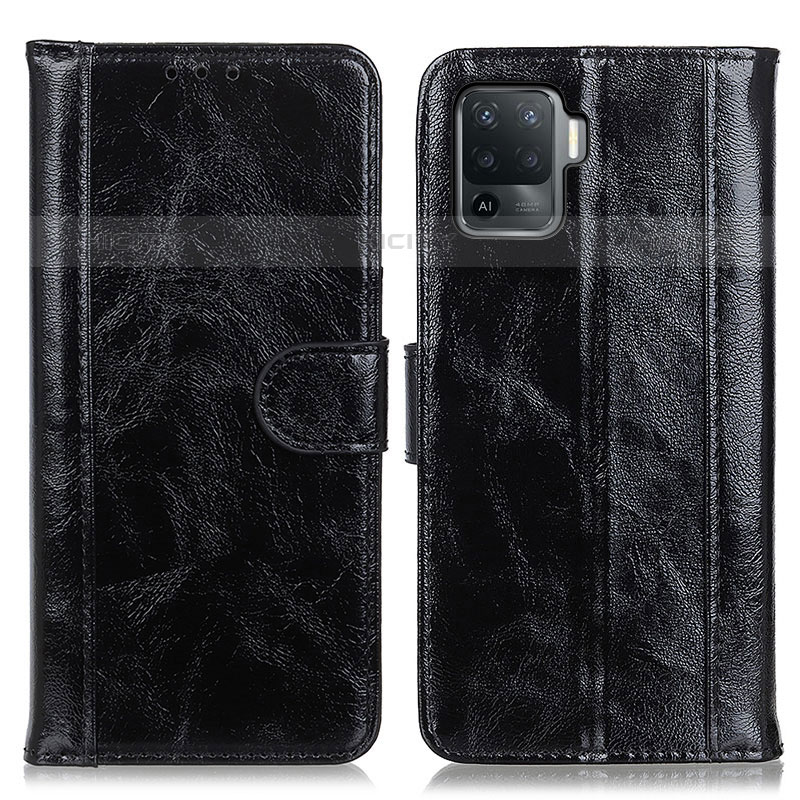 Funda de Cuero Cartera con Soporte Carcasa D07Y para Oppo Reno5 F