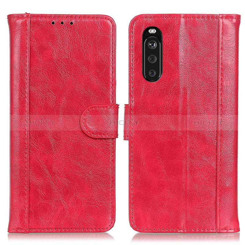 Funda de Cuero Cartera con Soporte Carcasa D07Y para Sony Xperia 10 III