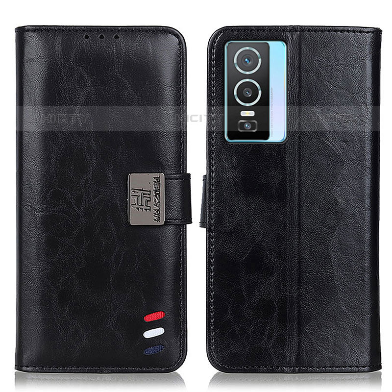 Funda de Cuero Cartera con Soporte Carcasa D07Y para Vivo Y74s 5G