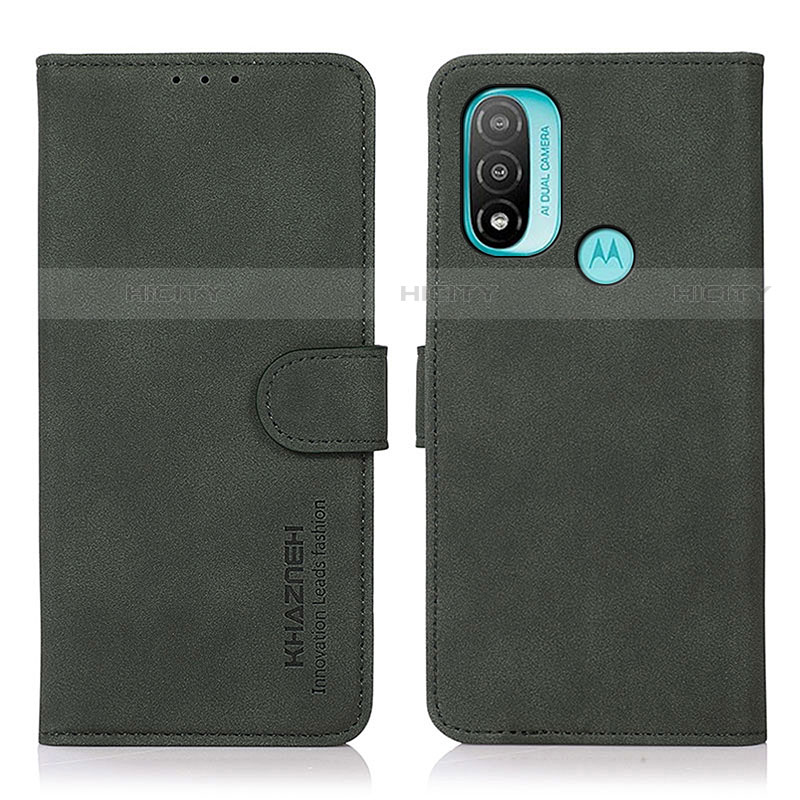 Funda de Cuero Cartera con Soporte Carcasa D08Y para Motorola Moto E20