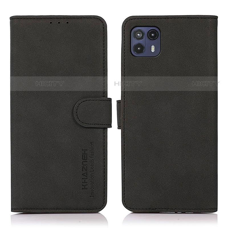 Funda de Cuero Cartera con Soporte Carcasa D08Y para Motorola Moto G50 5G Negro