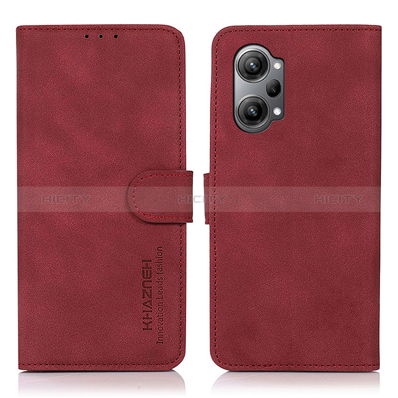 Funda de Cuero Cartera con Soporte Carcasa D08Y para Oppo K10 Pro 5G Rojo