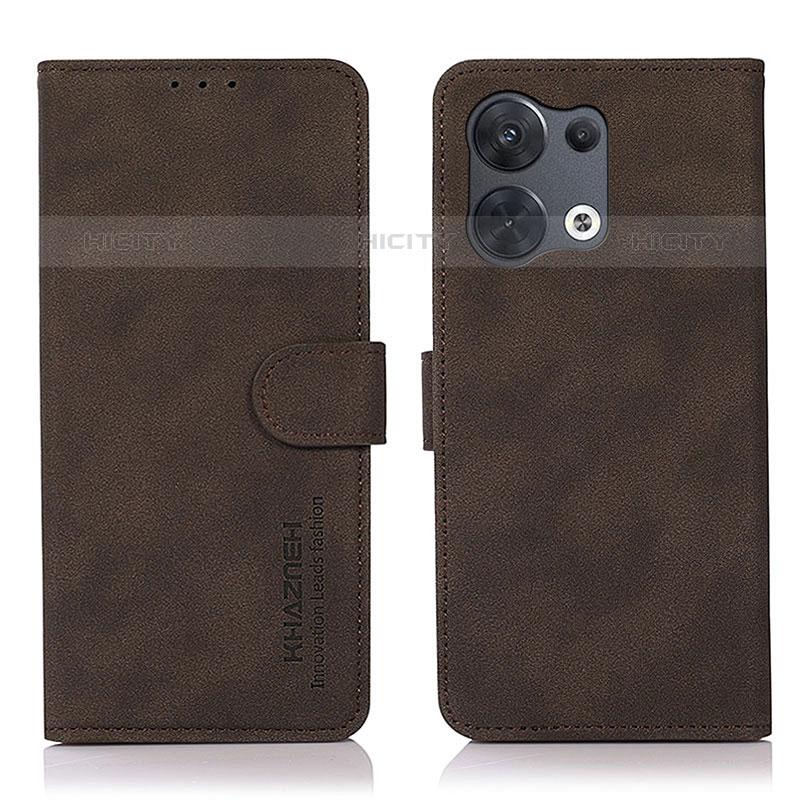 Funda de Cuero Cartera con Soporte Carcasa D08Y para Oppo Reno8 5G Marron