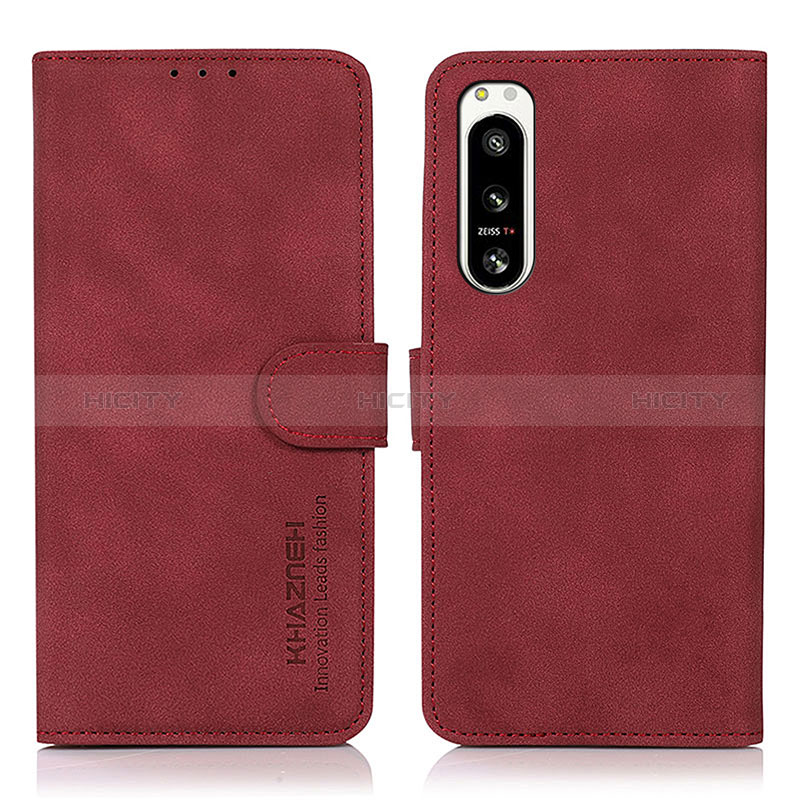 Funda de Cuero Cartera con Soporte Carcasa D08Y para Sony Xperia 5 IV