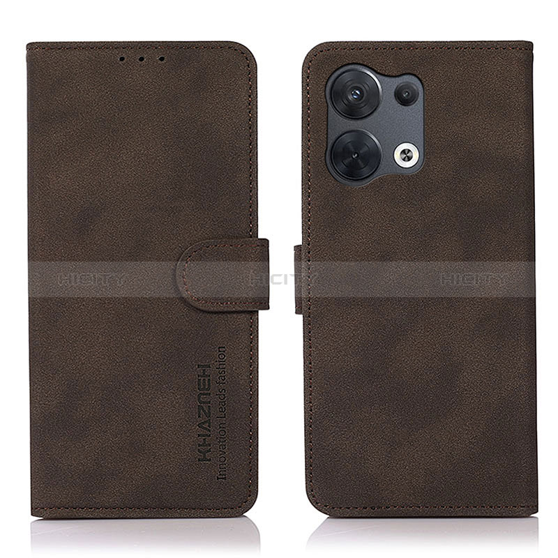 Funda de Cuero Cartera con Soporte Carcasa D08Y para Xiaomi Redmi Note 13 Pro 5G Marron