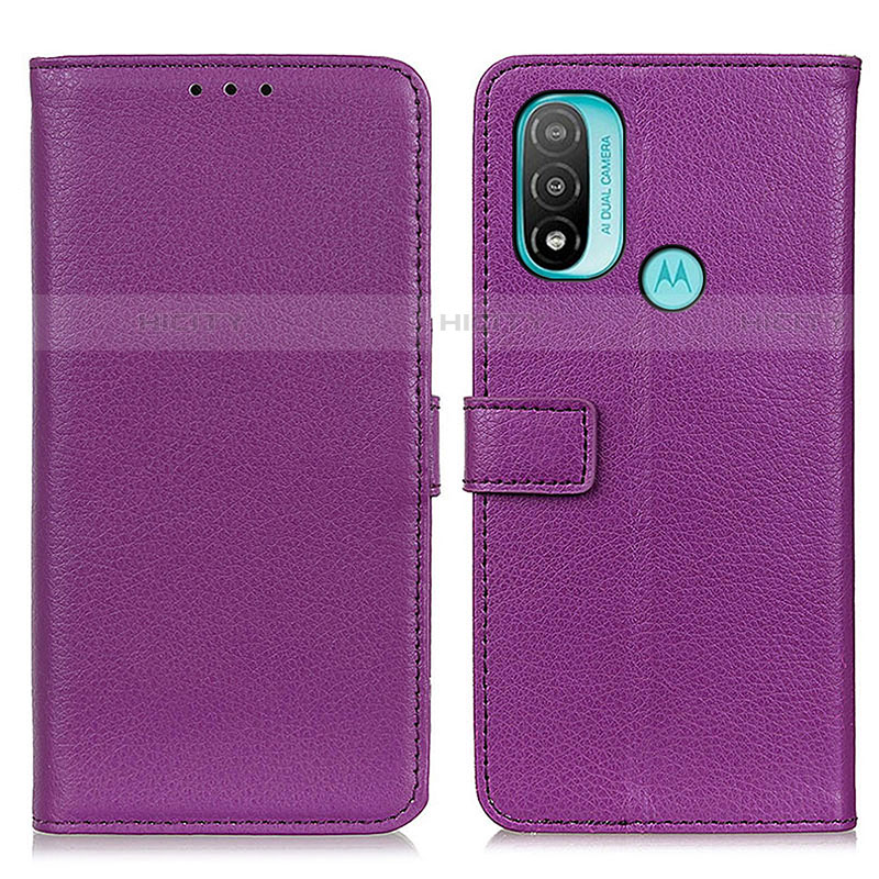 Funda de Cuero Cartera con Soporte Carcasa D09Y para Motorola Moto E30