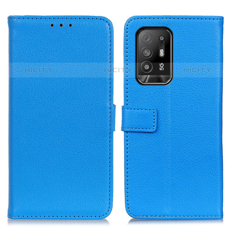 Funda de Cuero Cartera con Soporte Carcasa D09Y para Oppo F19 Pro+ Plus 5G