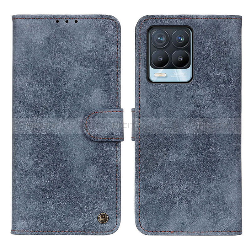 Funda de Cuero Cartera con Soporte Carcasa D10Y para Realme 8 4G