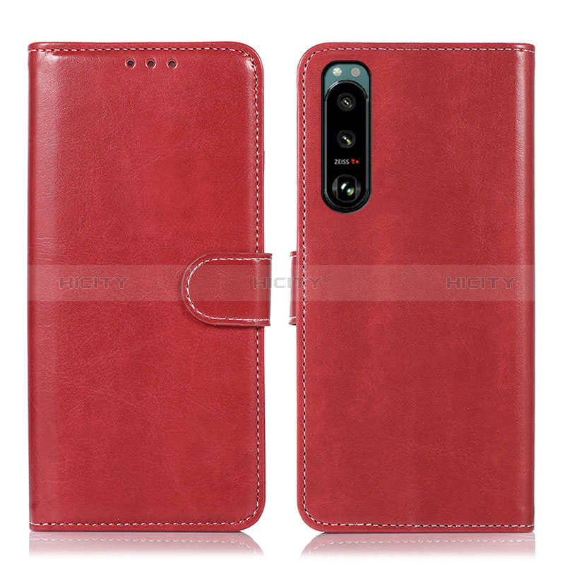 Funda de Cuero Cartera con Soporte Carcasa D10Y para Sony Xperia 5 III