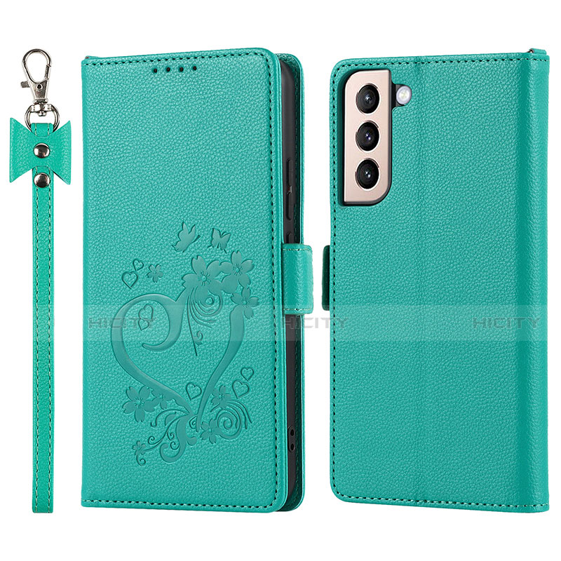 Funda de Cuero Cartera con Soporte Carcasa D11T para Samsung Galaxy S21 5G