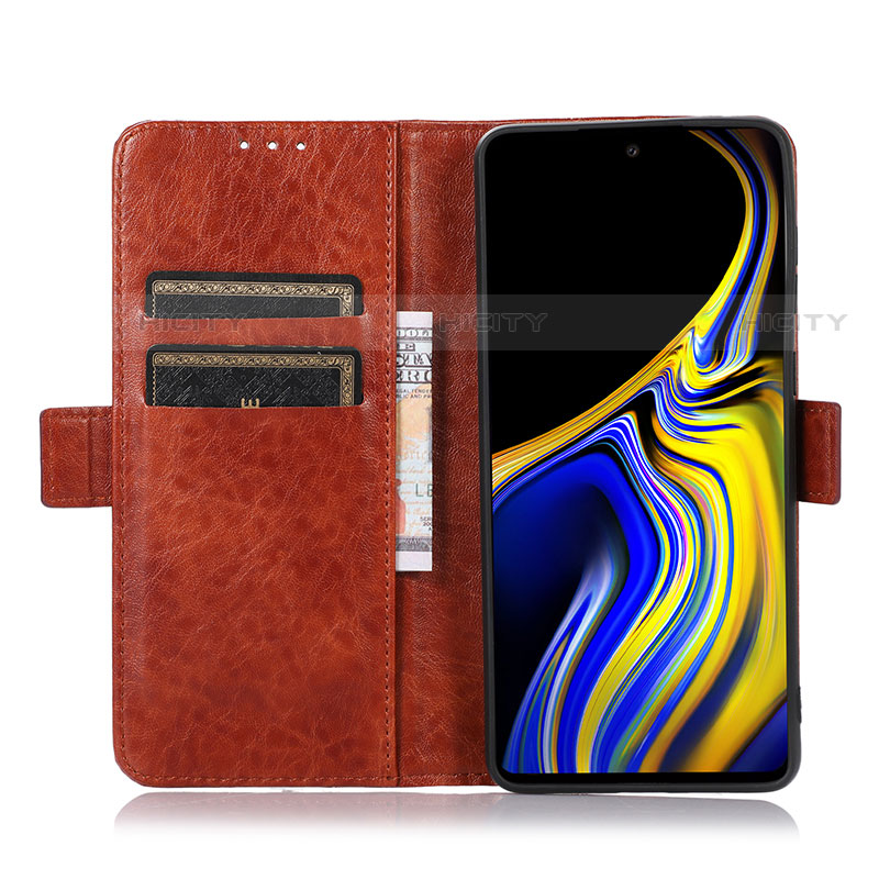 Funda de Cuero Cartera con Soporte Carcasa D11Y para Motorola Moto E40