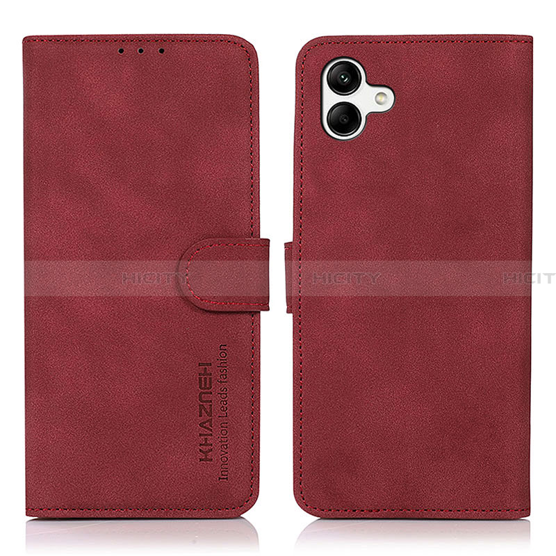 Funda de Cuero Cartera con Soporte Carcasa D11Y para Samsung Galaxy A05 Rojo