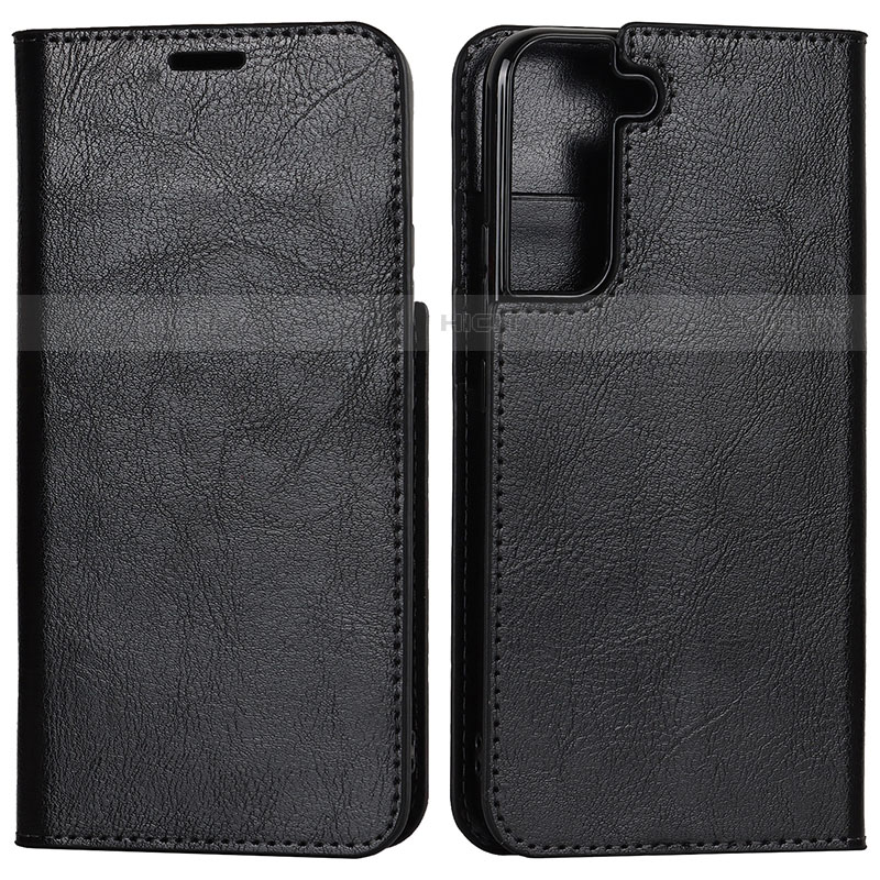 Funda de Cuero Cartera con Soporte Carcasa D13T para Samsung Galaxy S22 5G Negro