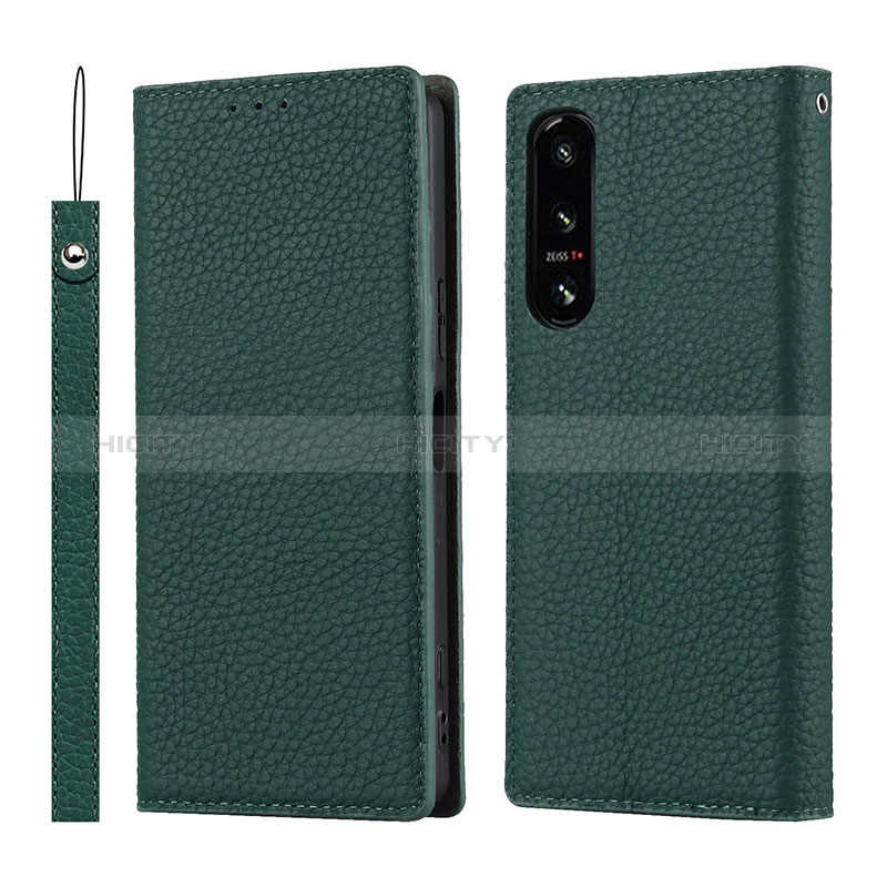 Funda de Cuero Cartera con Soporte Carcasa DT2 para Sony Xperia 5 IV