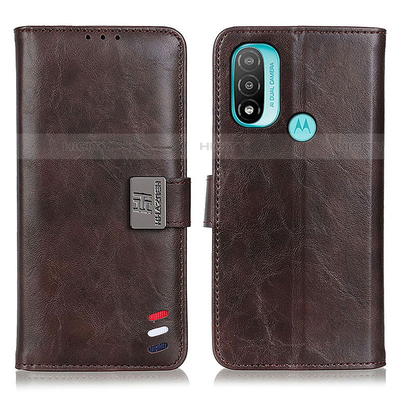 Funda de Cuero Cartera con Soporte Carcasa DY01 para Motorola Moto E30