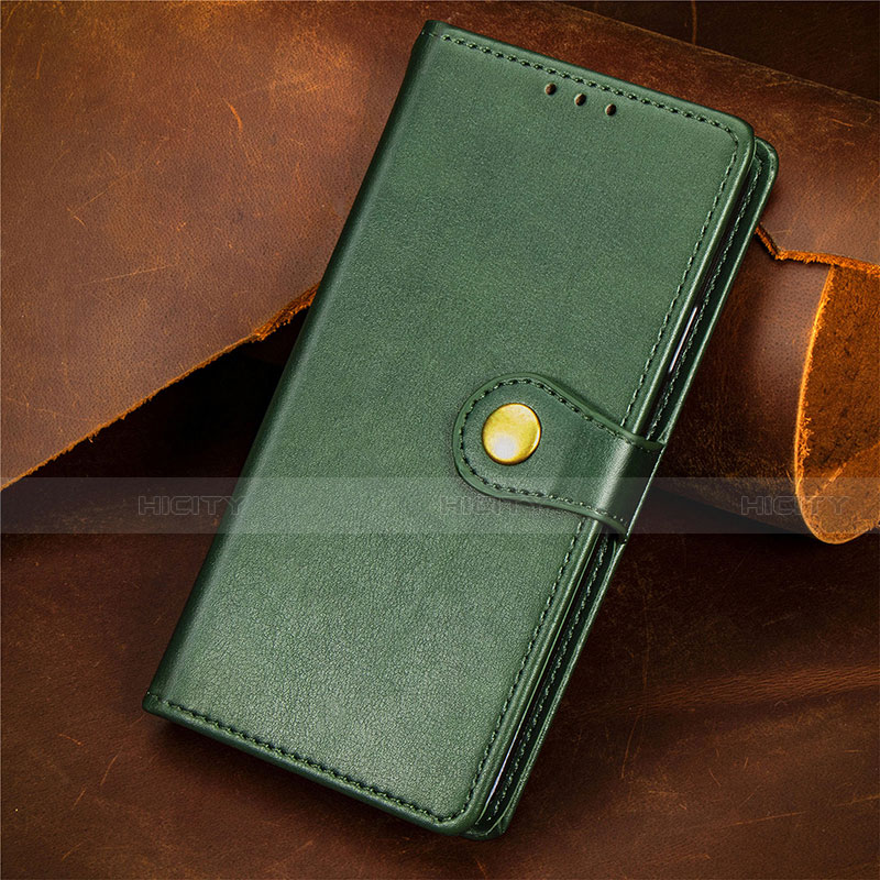 Funda de Cuero Cartera con Soporte Carcasa F02 para Apple iPhone 13 Verde