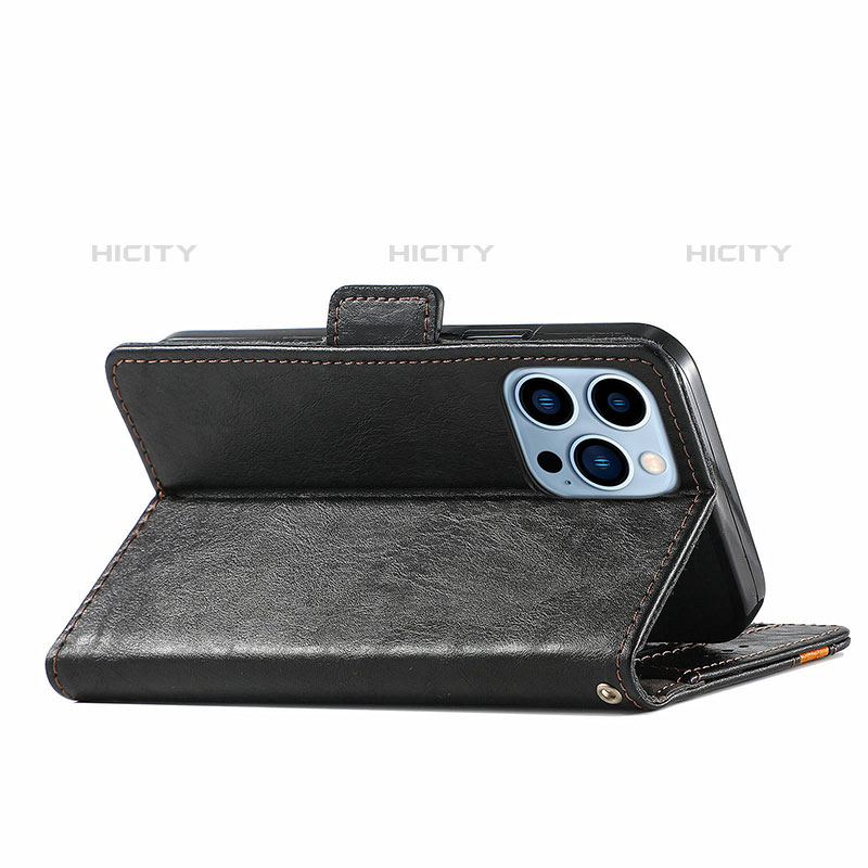 Funda de Cuero Cartera con Soporte Carcasa F03 para Apple iPhone 15 Pro Max