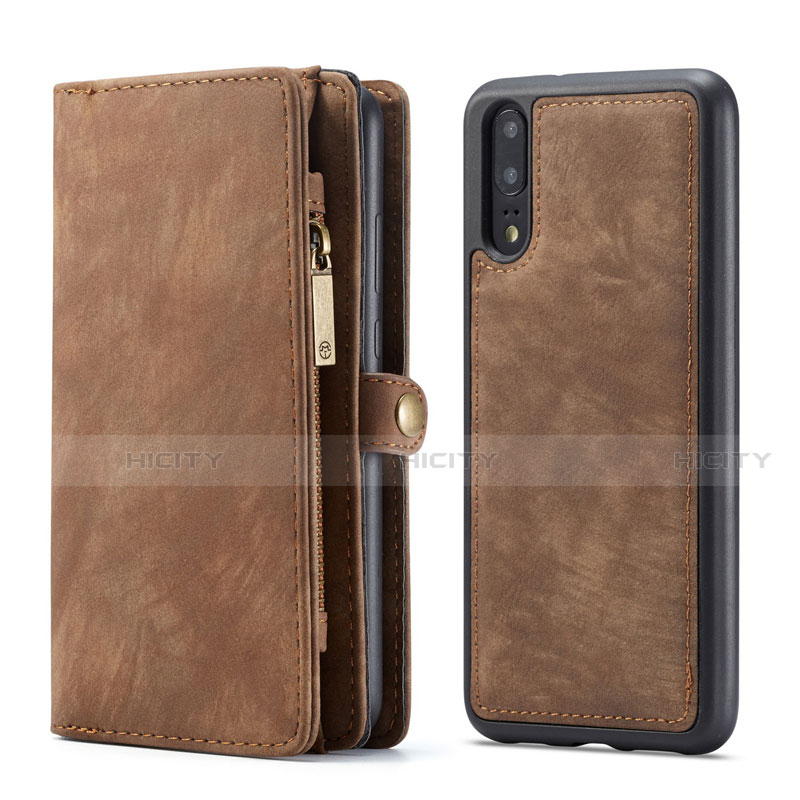 Funda de Cuero Cartera con Soporte Carcasa G02 para Huawei P20