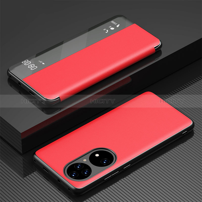 Funda de Cuero Cartera con Soporte Carcasa GS1 para Huawei P50 Pro