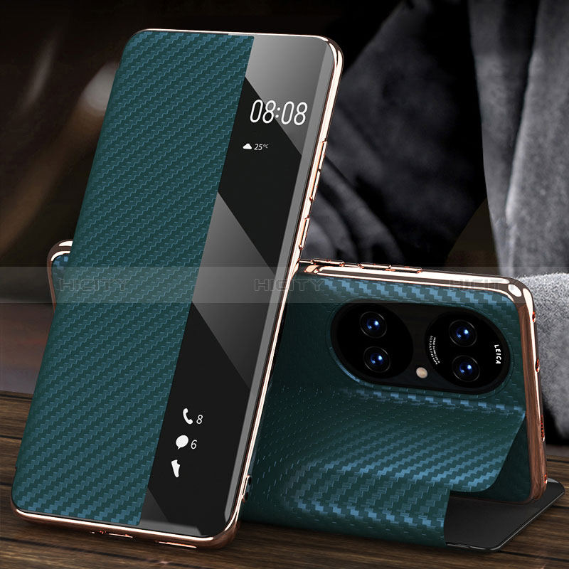 Funda de Cuero Cartera con Soporte Carcasa GS2 para Huawei P50 Pro