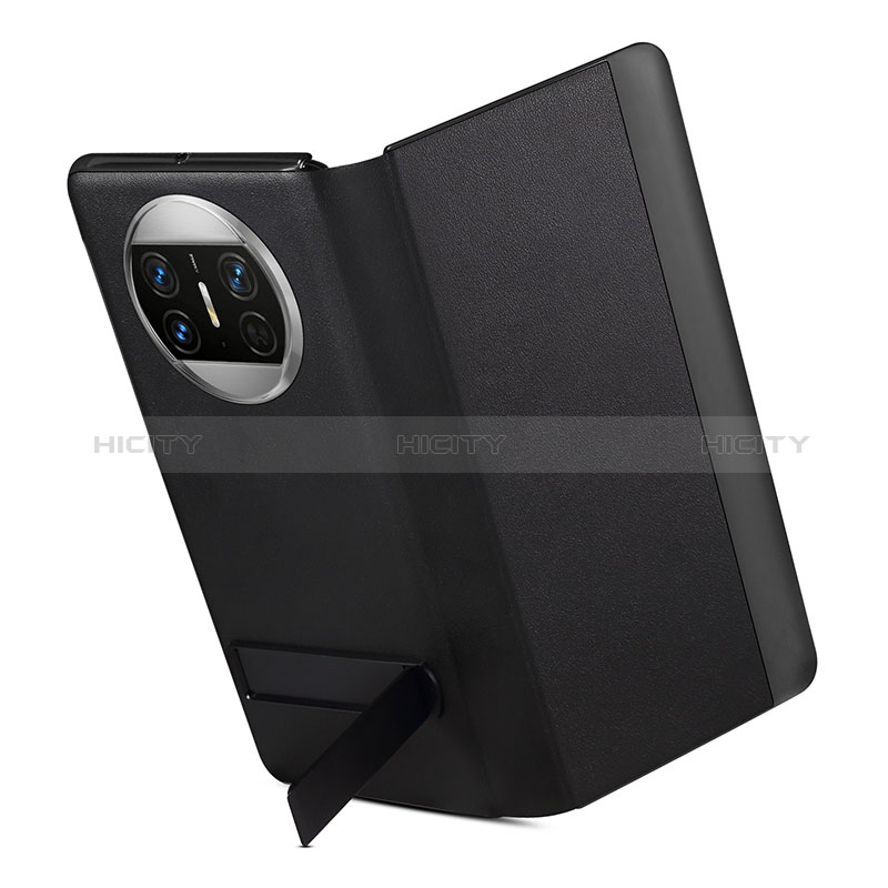 Funda de Cuero Cartera con Soporte Carcasa GS3 para Huawei Mate X3 Negro