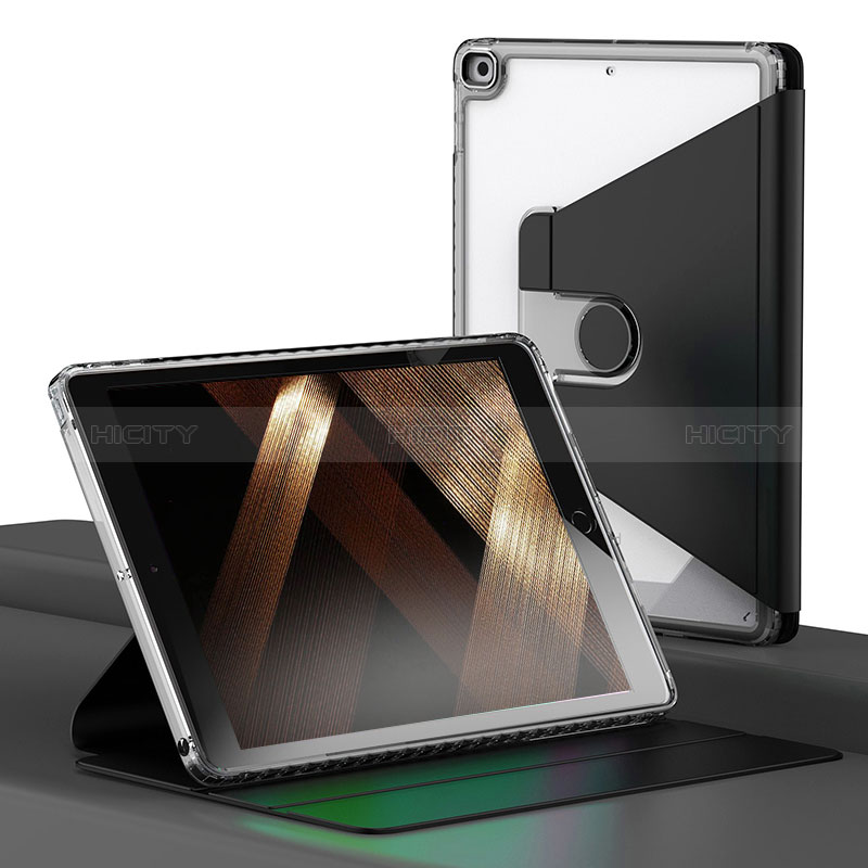 Funda de Cuero Cartera con Soporte Carcasa H01 para Apple iPad 10.2 (2019)