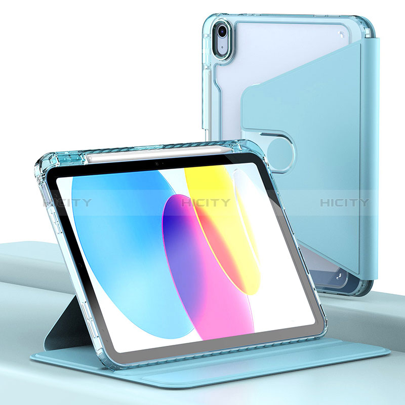 Funda de Cuero Cartera con Soporte Carcasa H01 para Apple iPad 10.9 (2022)