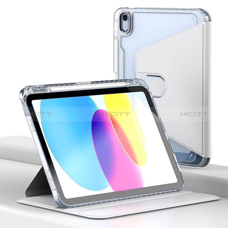 Funda de Cuero Cartera con Soporte Carcasa H01 para Apple iPad 10.9 (2022)