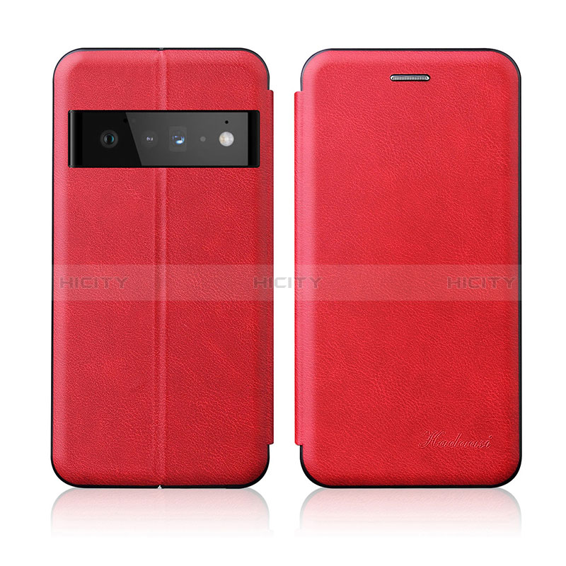 Funda de Cuero Cartera con Soporte Carcasa H01D para Google Pixel 6 Pro 5G