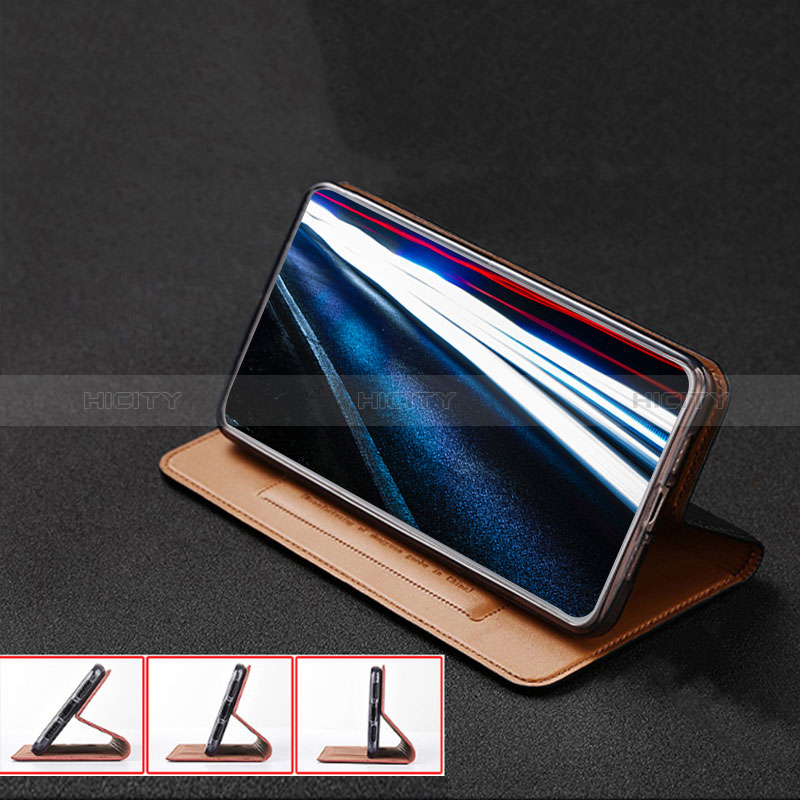 Funda de Cuero Cartera con Soporte Carcasa H01P para Oppo A18