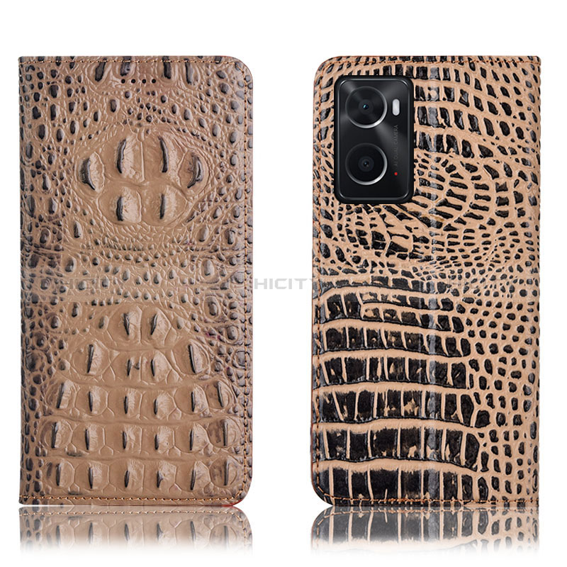 Funda de Cuero Cartera con Soporte Carcasa H01P para Oppo A36