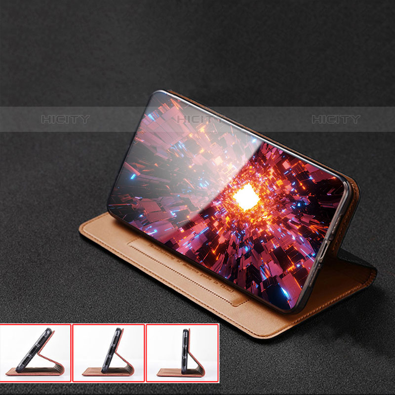 Funda de Cuero Cartera con Soporte Carcasa H01P para Vivo iQOO U3x 5G