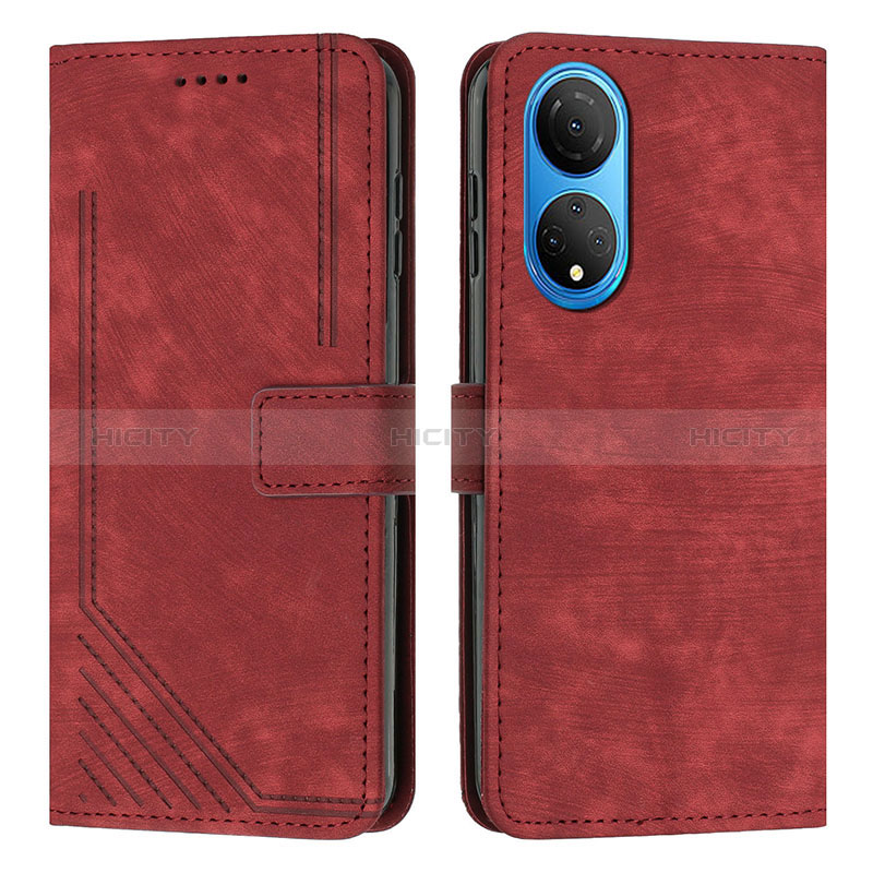 Funda de Cuero Cartera con Soporte Carcasa H01X para Huawei Honor X7