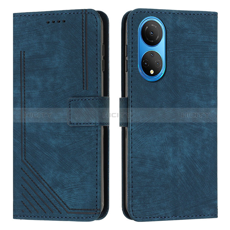 Funda de Cuero Cartera con Soporte Carcasa H01X para Huawei Honor X7