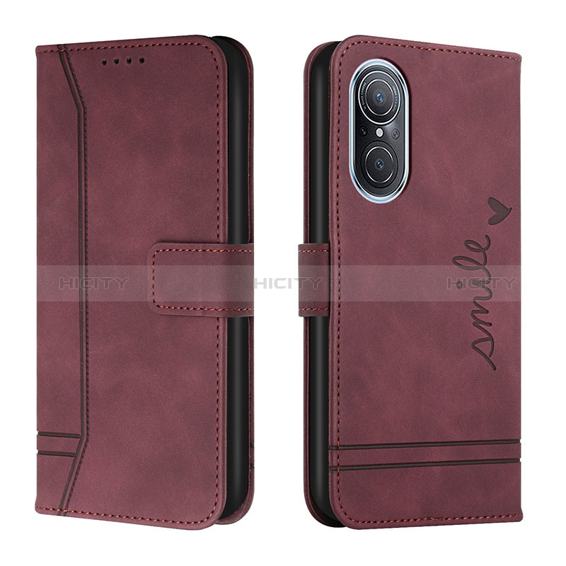 Funda de Cuero Cartera con Soporte Carcasa H01X para Huawei Nova 9 SE