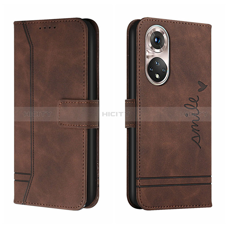 Funda de Cuero Cartera con Soporte Carcasa H01X para Huawei P50